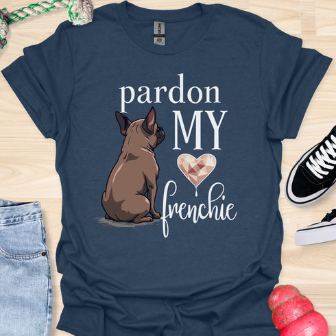 Pardon my frenchie - V3 - Brown Shy Innocent T-Shirt